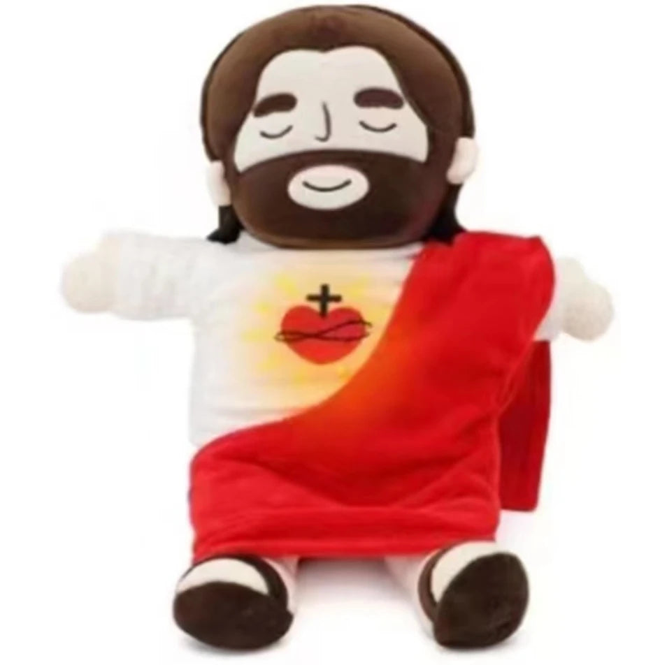 glowvibe SHOP™ Breathing Jesus Plush Toy