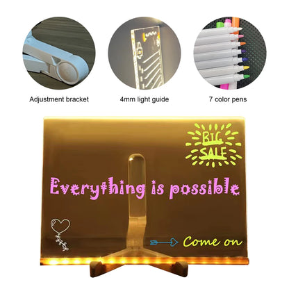 GLOWVIBESHOP - LED Drawing Board