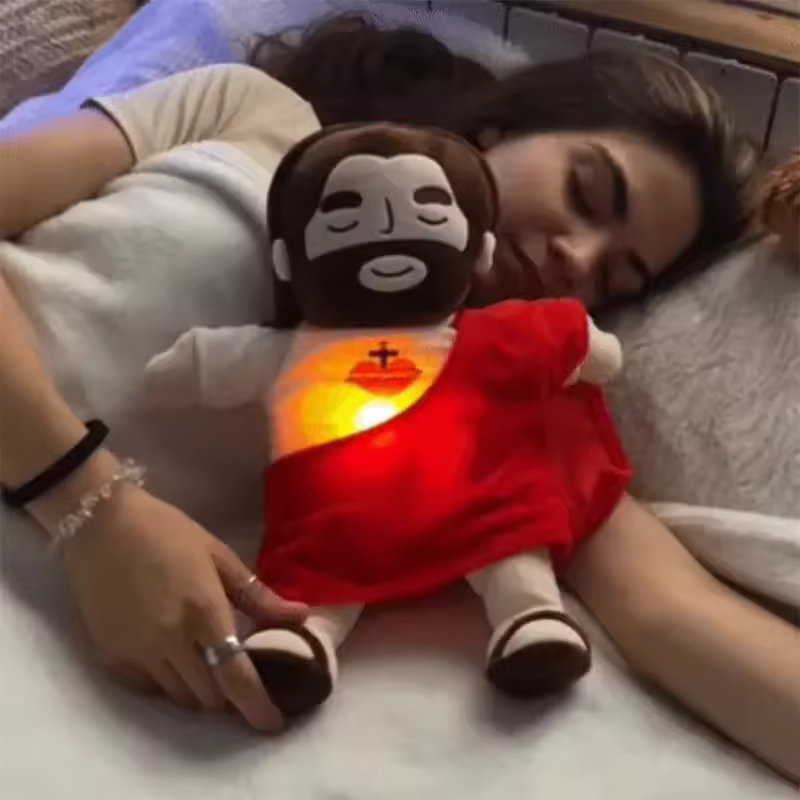 glowvibe SHOP™ Breathing Jesus Plush Toy