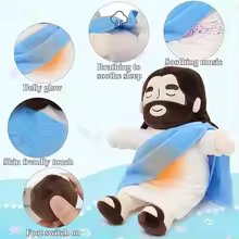 glowvibe SHOP™ Breathing Jesus Plush Toy